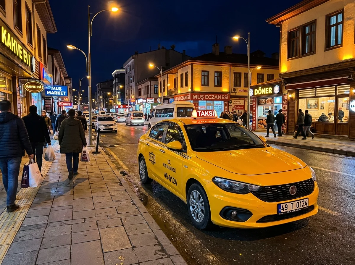 Muş Nöbetçi Taksi Gece Servisi